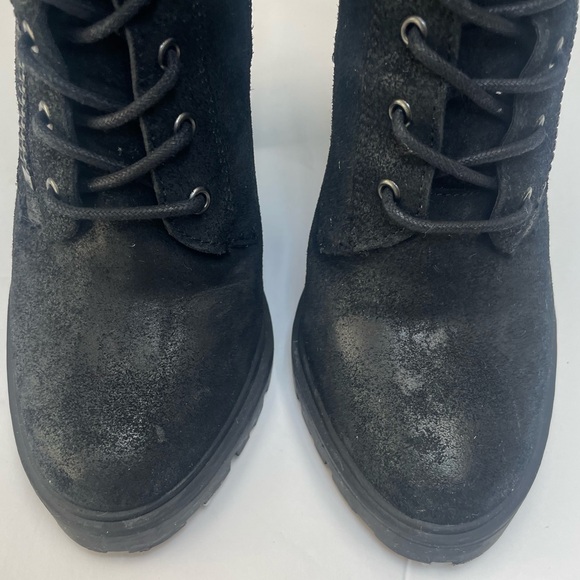 Steve Madden | Black | Chunky Heeled Boots | 8.5 - Picture 3 of 14